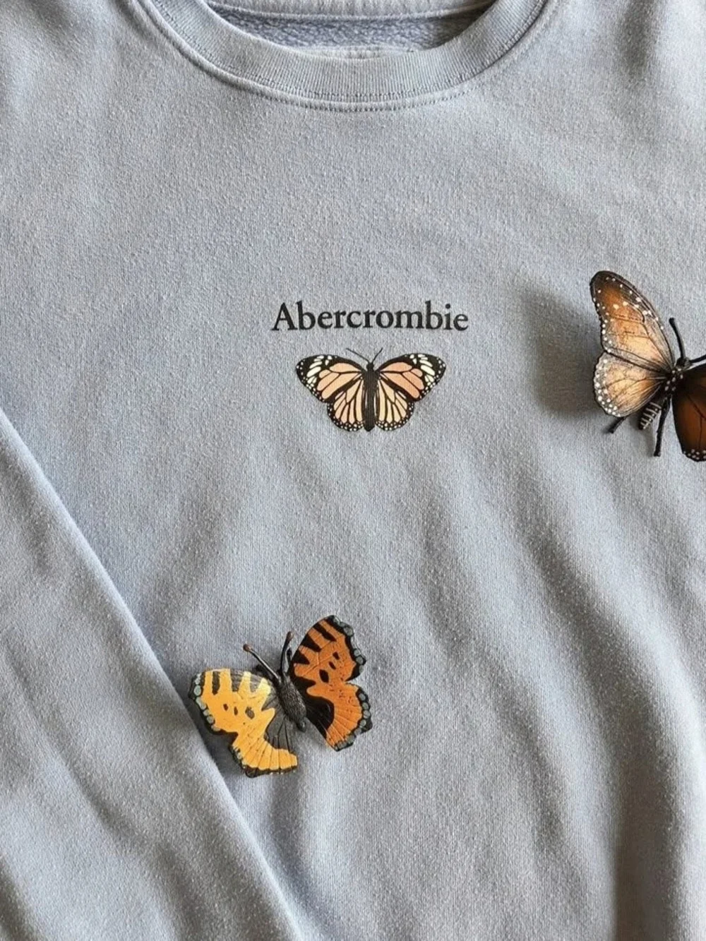 abercrombie kids light blue relaxed fit top